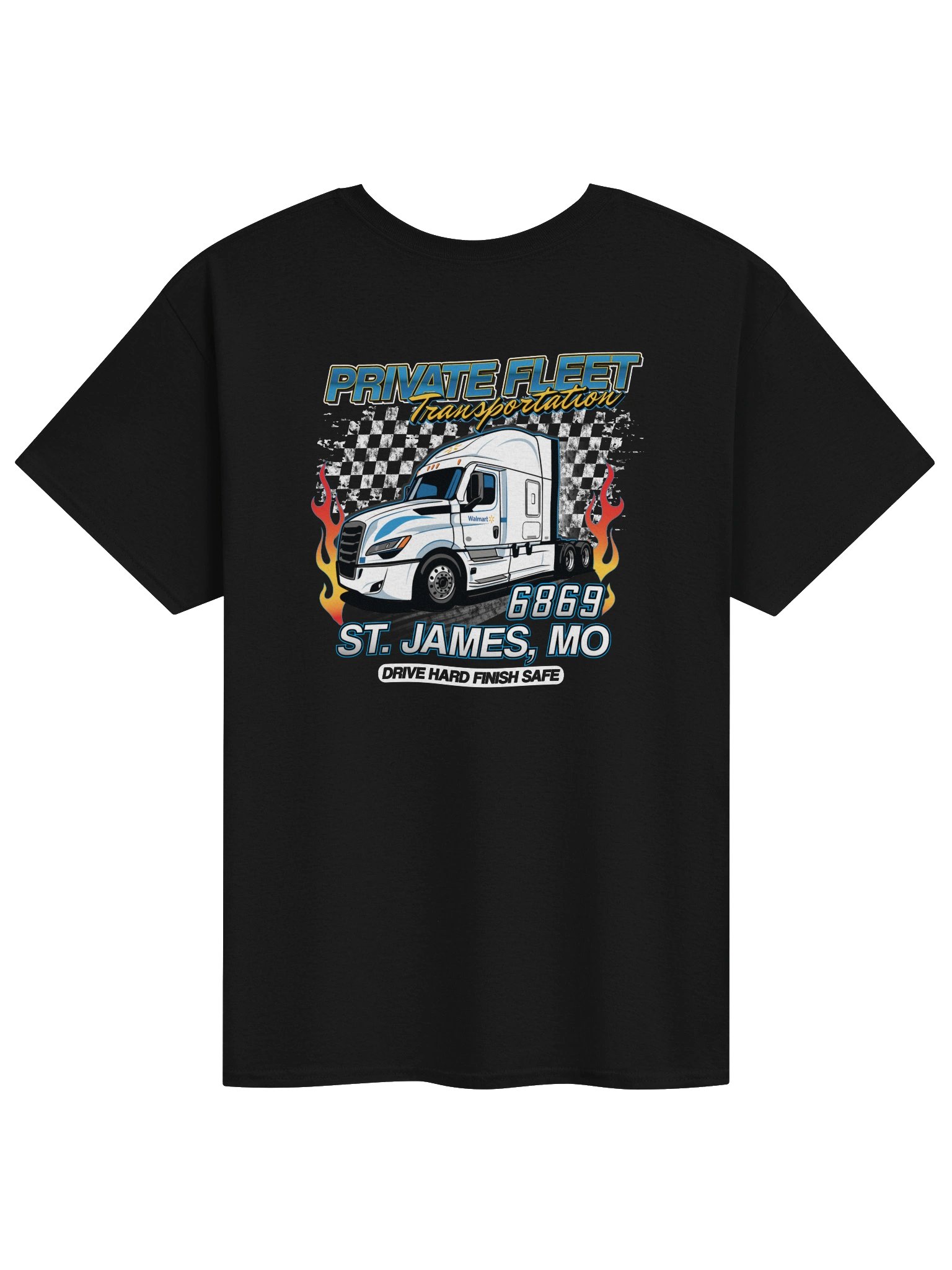6869 St. James Private Fleet Racing Theme T-shirt product image (1)
