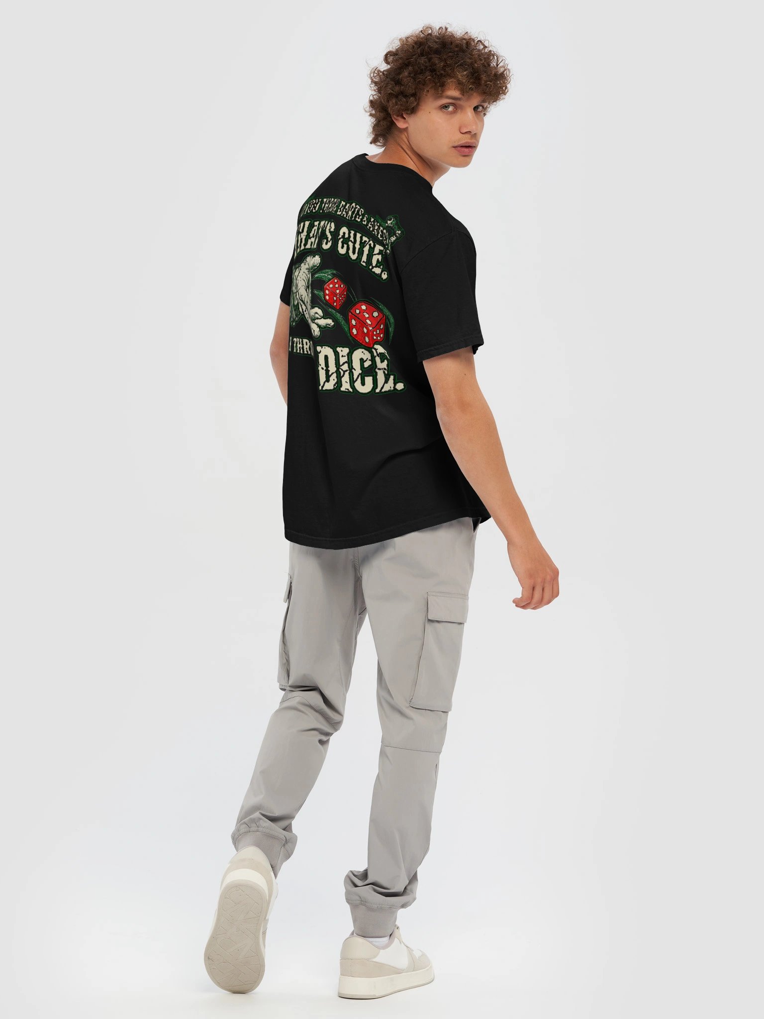 KC Craps I Throw Dice Black Tee product image (8)