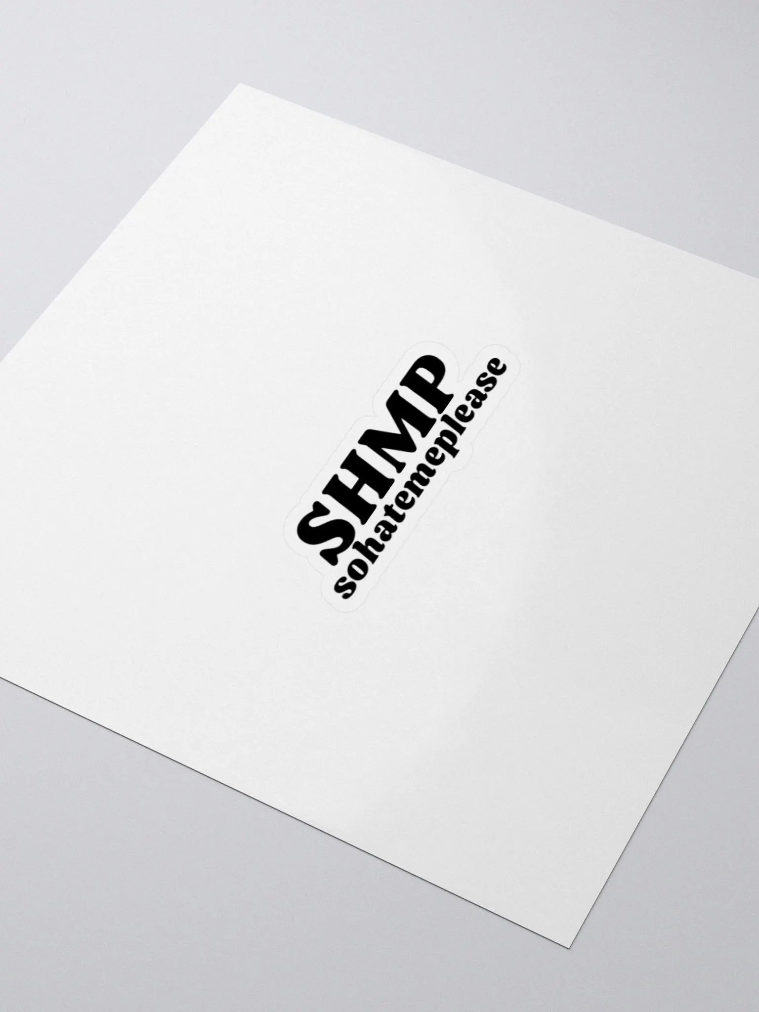 SHMP Sticker (black) product image (5)