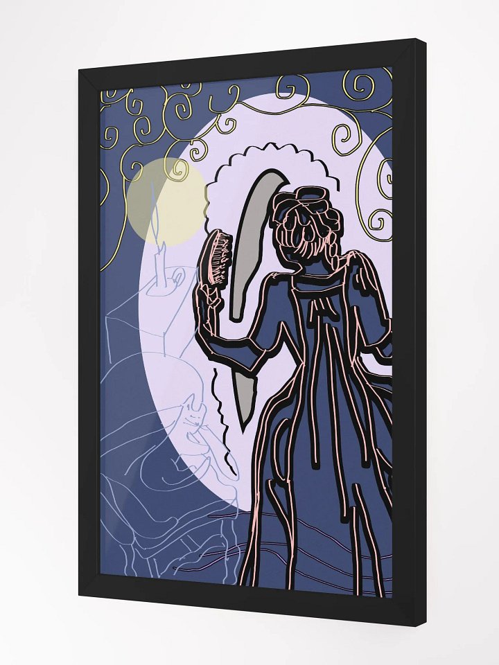 1700's Woman With a Brush Framed Poster product image (10)