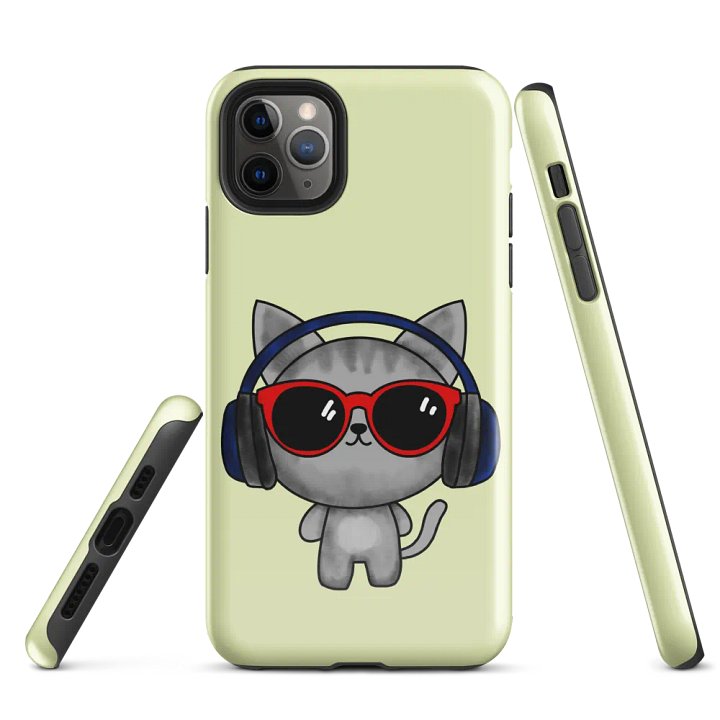 Kitty Vibes Tough iPhone Case product image (3)