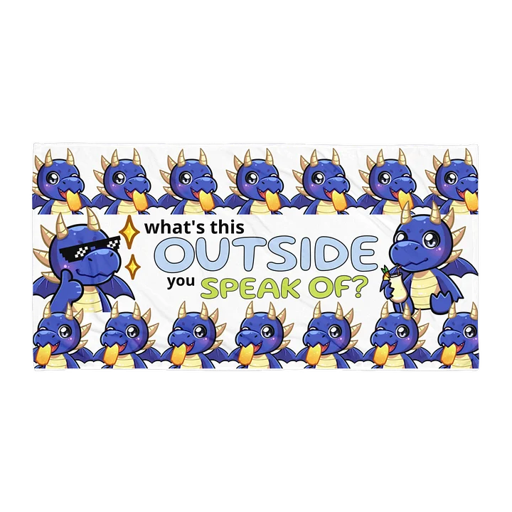 OUTSIDE? BEACH TOWEL product image (1)