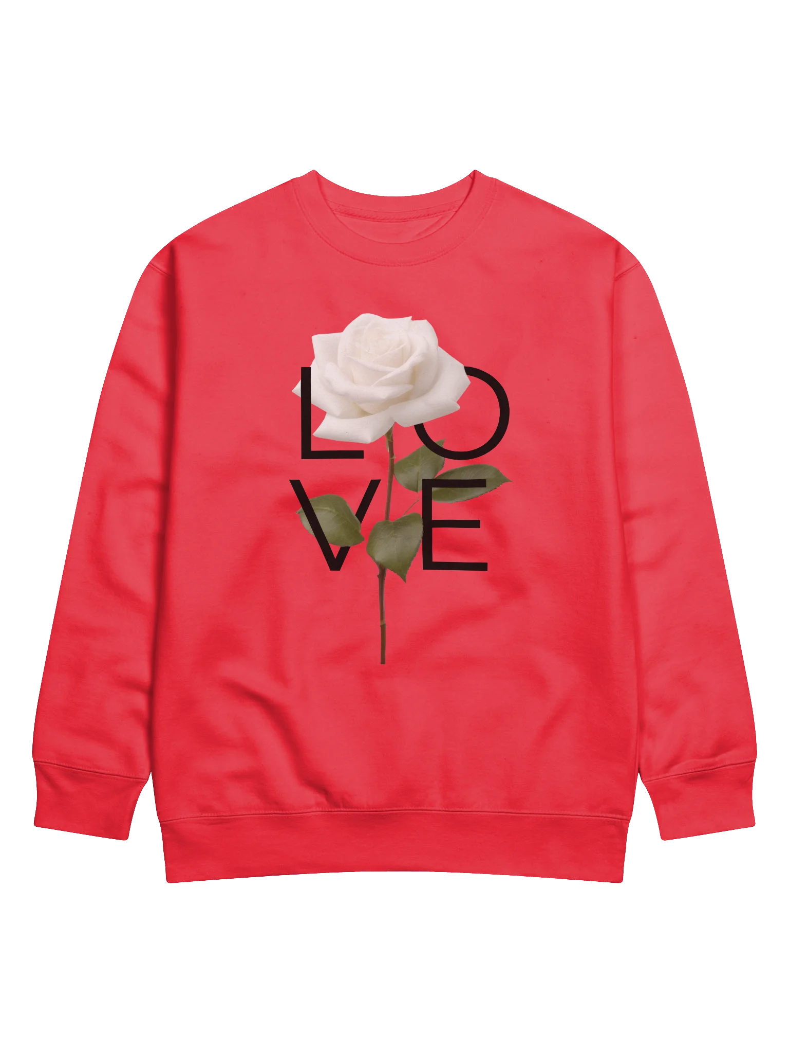 LOVE Rose Sweatshirt – Timeless Comfort Meets Elegant Design product image (1)