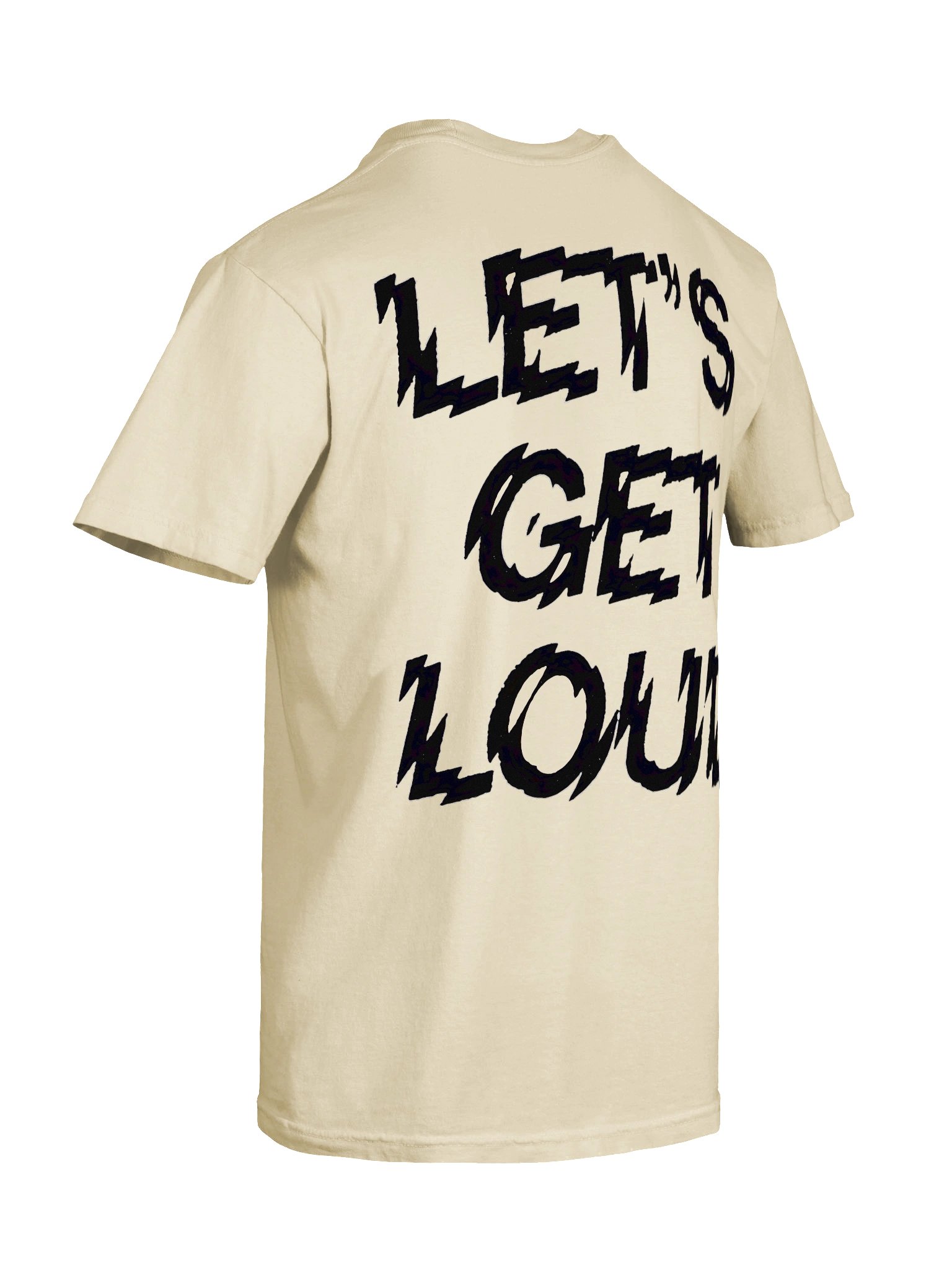 Let's Get Loud Tee (Vintage Cream) product image (8)