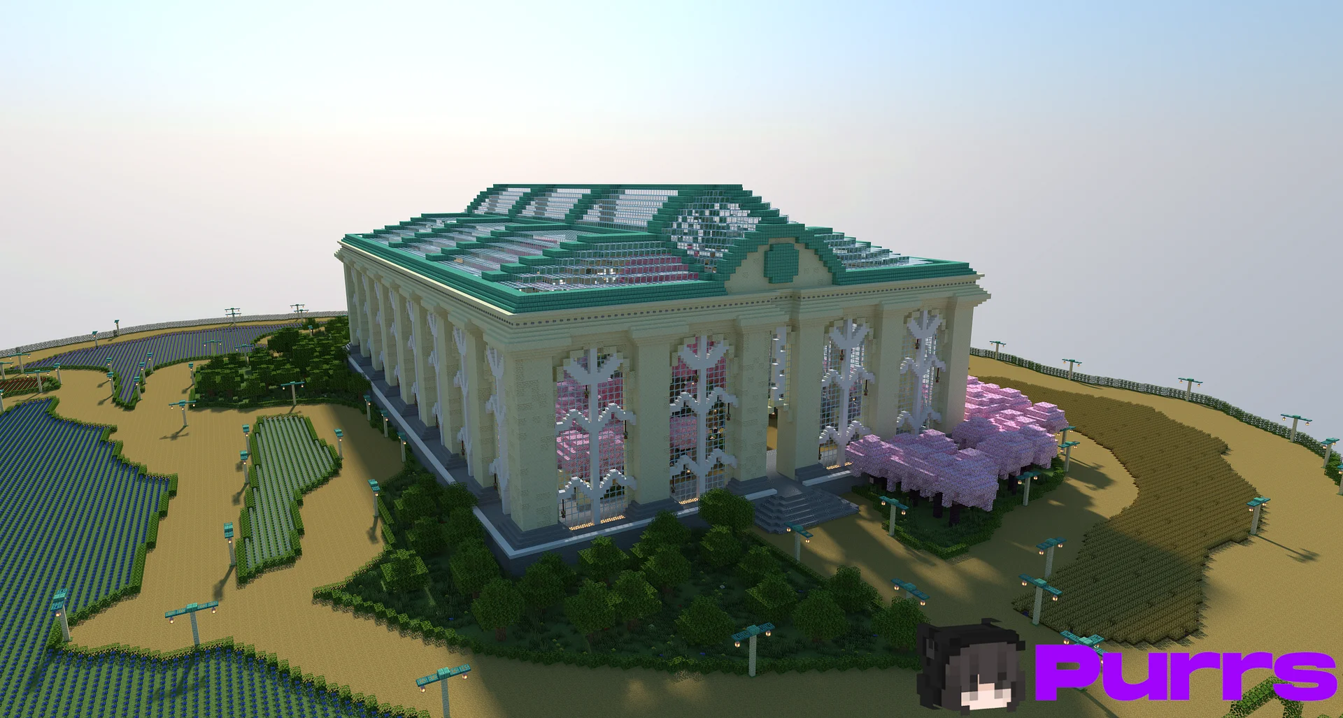 Neoclassical greenhouse | lobby | hub | decorative product image (1)