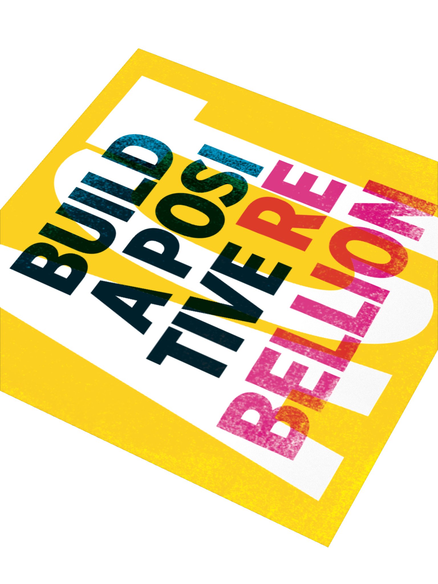 Build a positive rebellion square sticker product image (8)