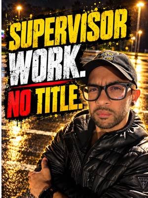Some people get promoted. Some people just slowly become responsible for everything. 😂 Night shift- are you the unofficial supervisor, or do you know who it is on your crew? #nightshiftdad  #nightshift  #worklife  #nightcrew  #nightshiftlife 