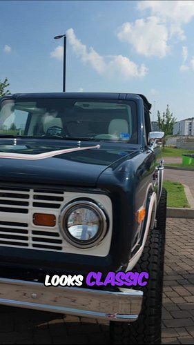 Classic on the outside. BRAND NEW Bronco underneath 🤯This @vintagemodern is a vintage (ish) body sitting on a modern Bronco c...