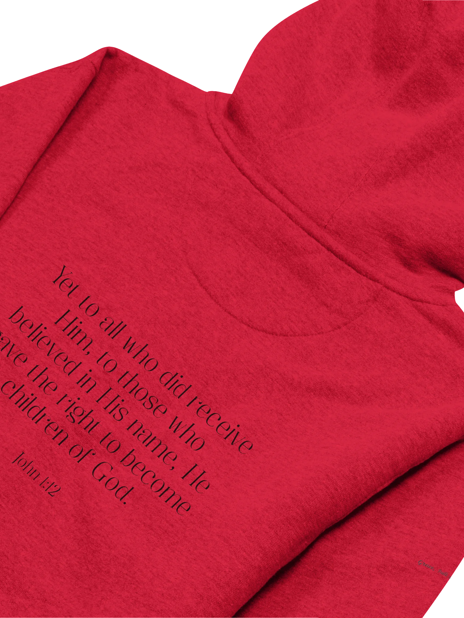 Daughter of the King Premium Hoodie - Red product image (4)