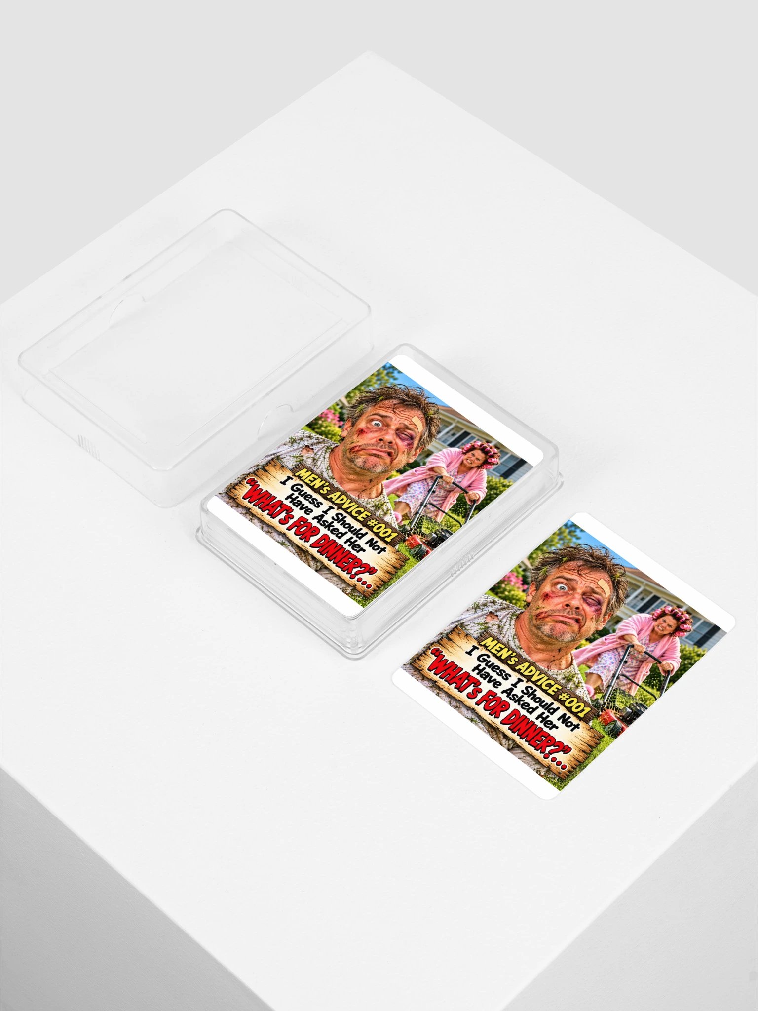 1 Earth Prints Men's Advice Poker Playing Cards product image (2)