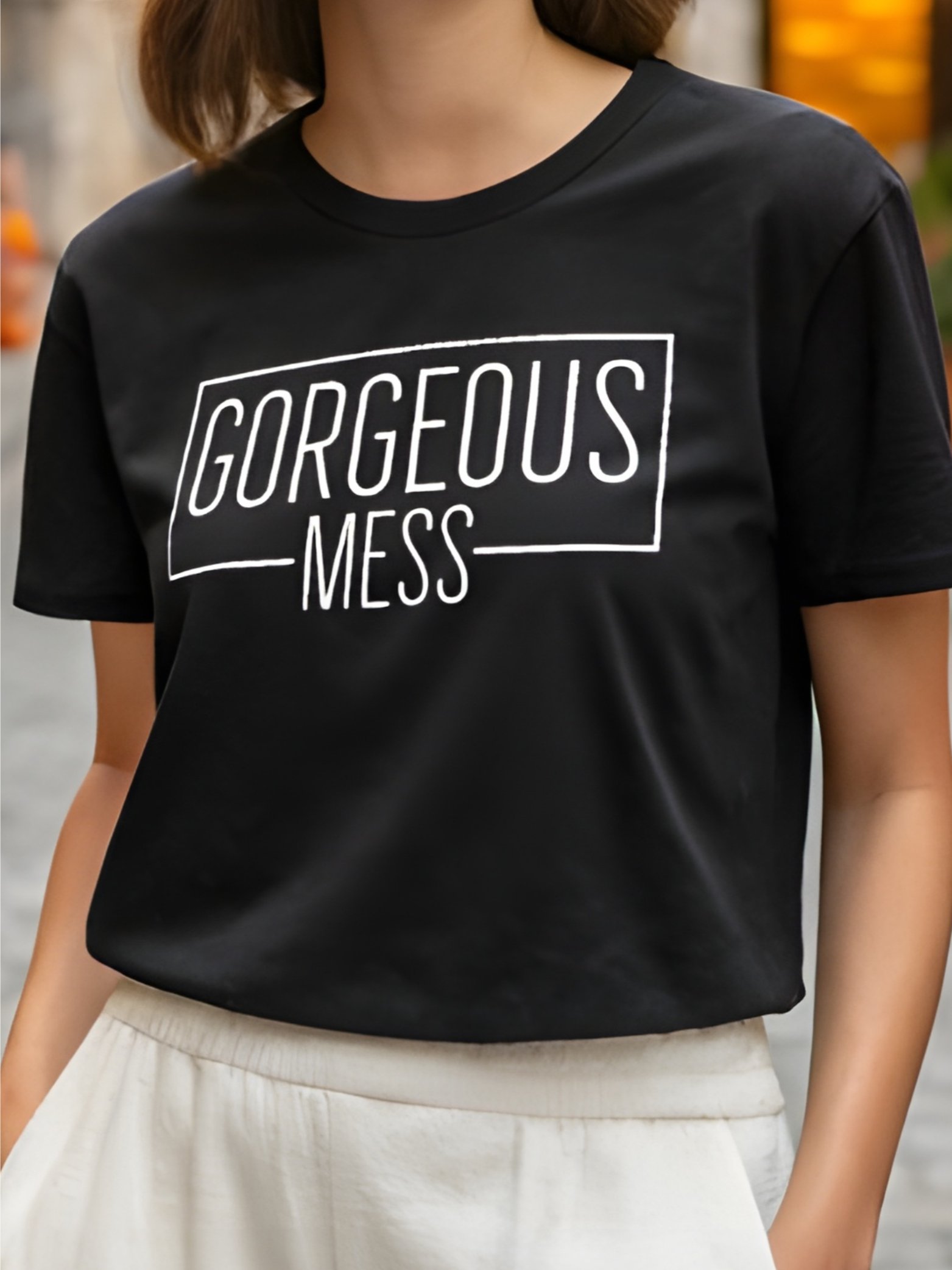 Gorgeous Mess - Women's Black T-Shirt product image (1)