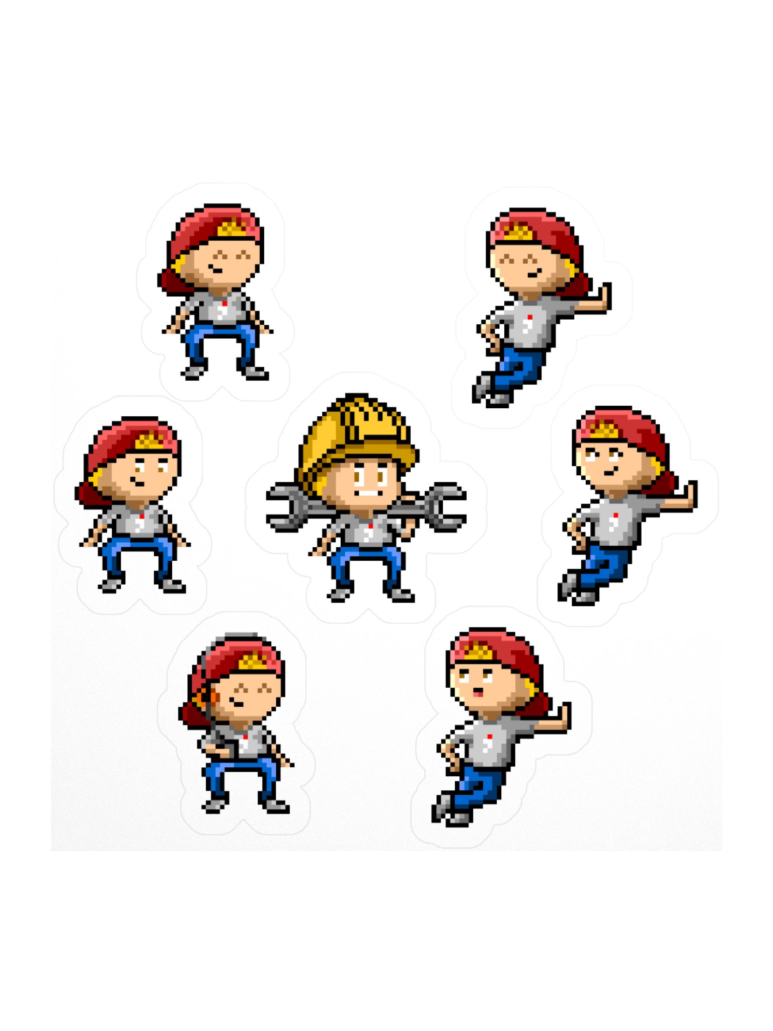 Mini Retro Sticker Sheet product image (1)
