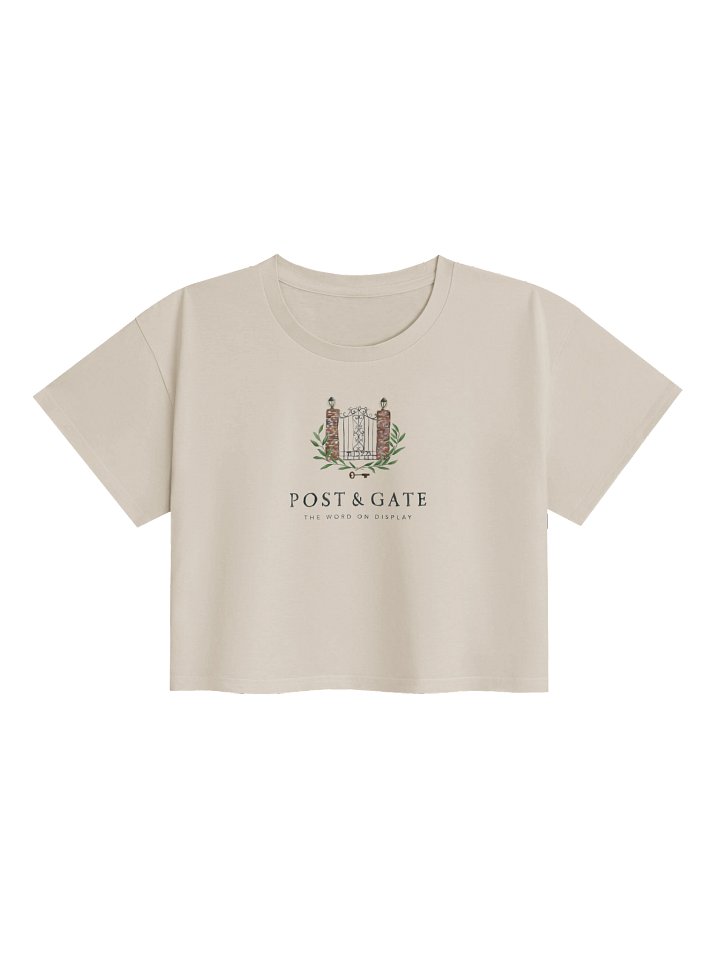 Post & Gate — The Gate | Women's Crop Top product image (1)