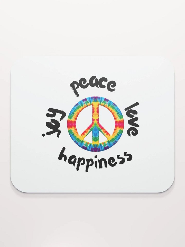 Tie-Dye Peace Mouse Pad product image (2)