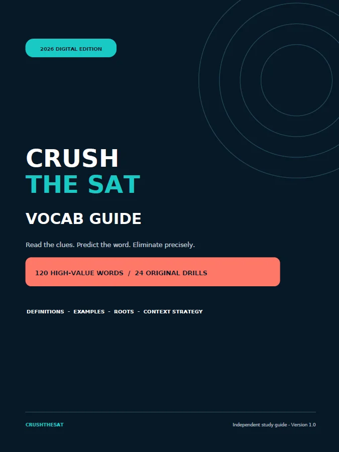 CrushTheSAT: Vocab Guide product image (1)