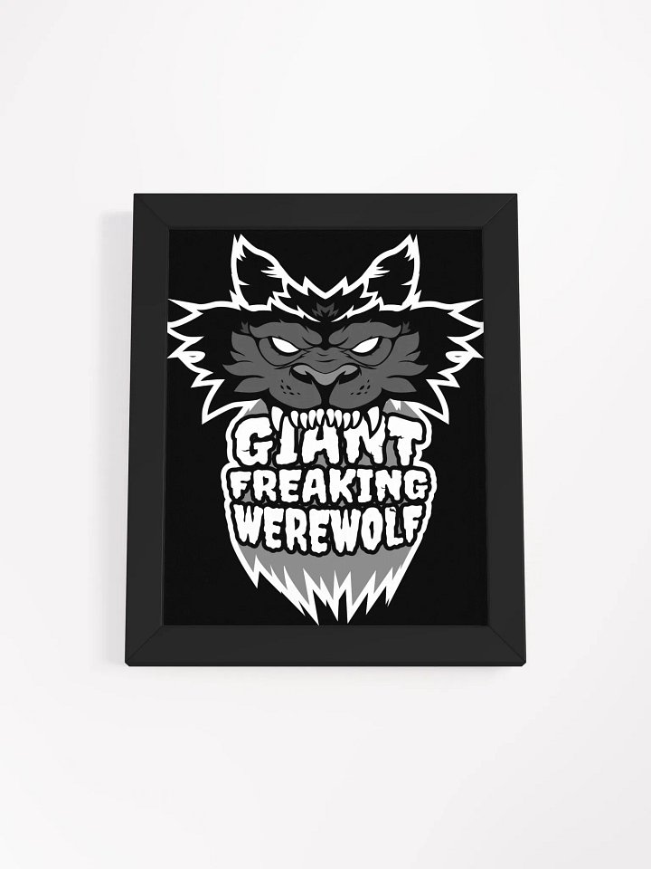 Giant Freaking Werewolf Stylized Matte Poster product image (1)