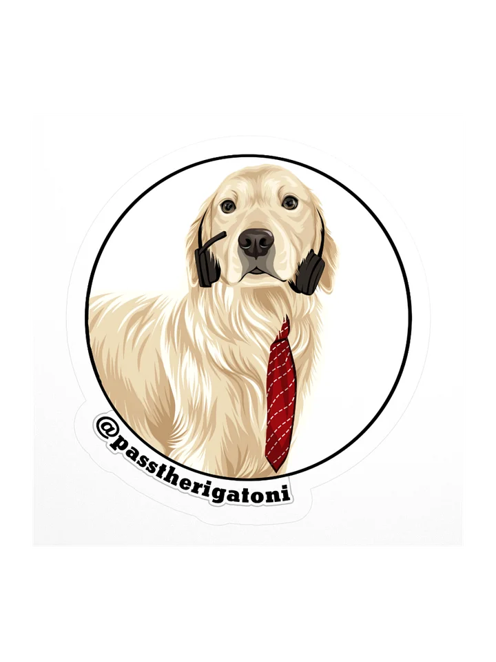 Rigatoni Circle Badge Sticker product image (3)