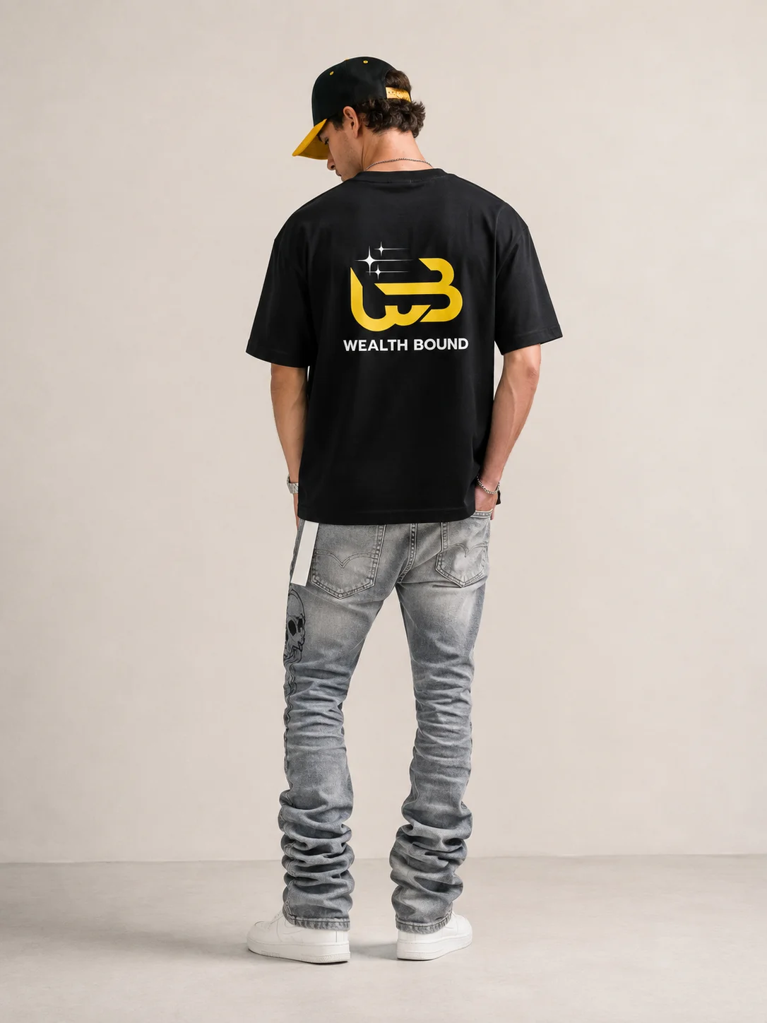 Black Wealth Bound Premium T-Shirt product image (2)