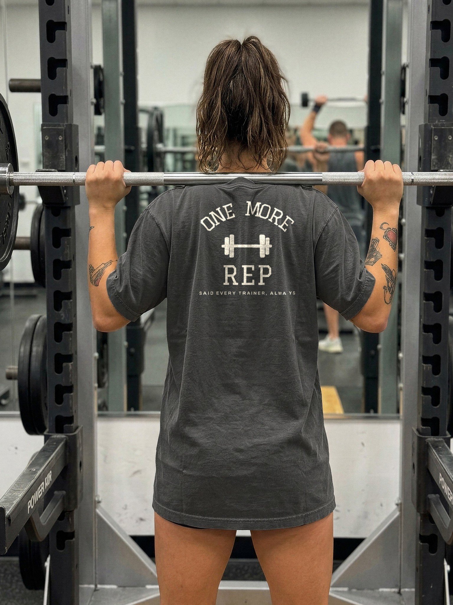 One More Rep Oversized Gym Tee | Pump Cover product image (2)