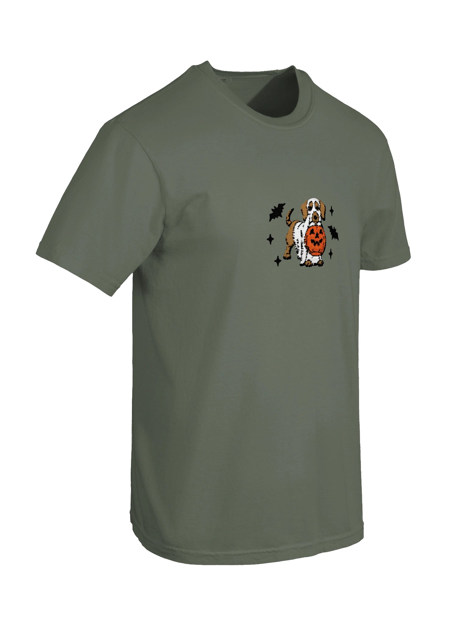 Halloween Dachshund(Brown) Embroidered T-Shirt product image (14)