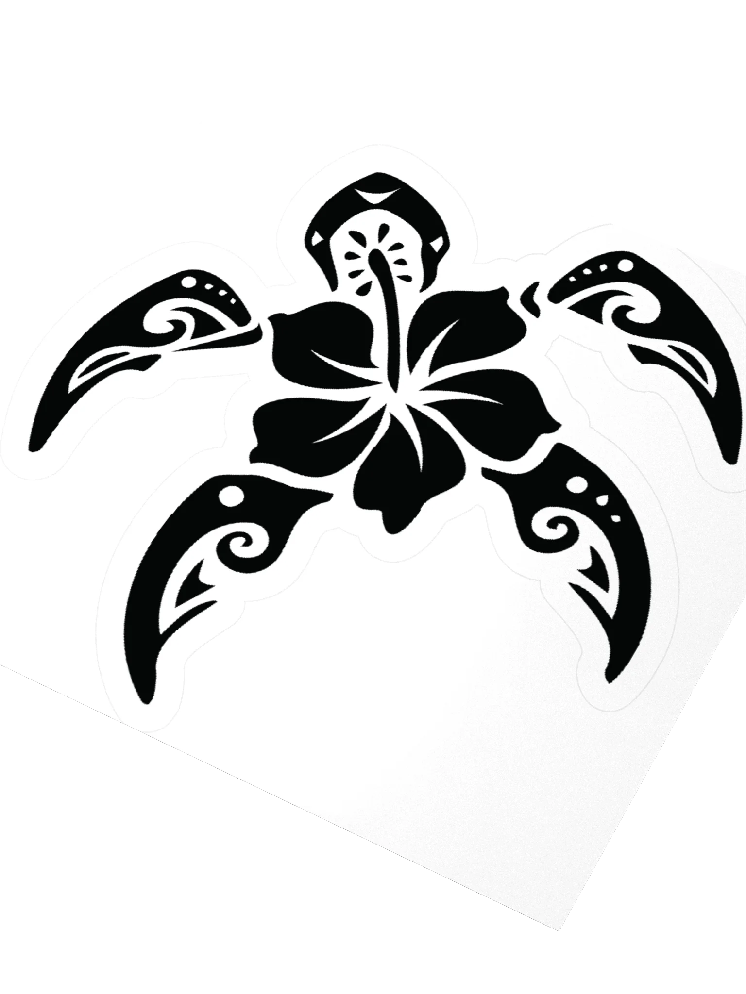 Hibiscus Honu Sticker product image (9)