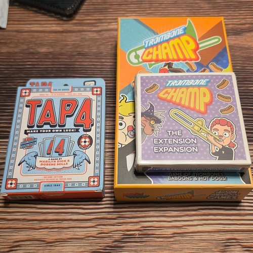 Two shiny new review games have landed! Stay tuned for reviews on these soon! 

#Tap4 @theopgames 
#TromboneChamp @jasonanarc...