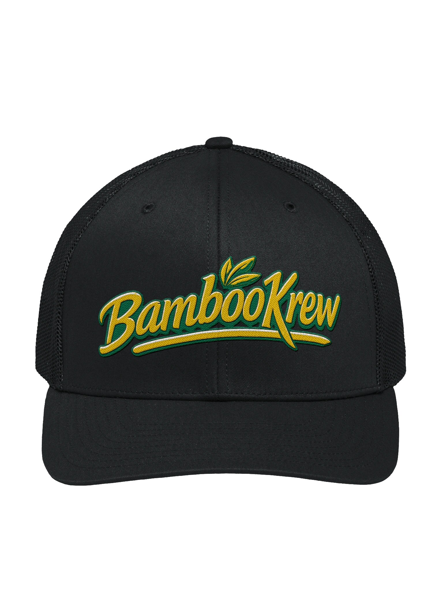 Bamboo Krew Leaf Trucker Hat product image (2)