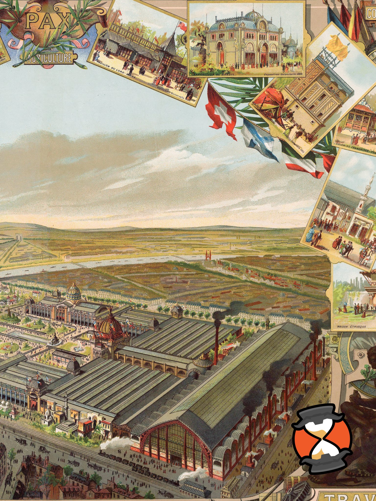 Paris 1889 (Unframed Poster Print) product image (3)