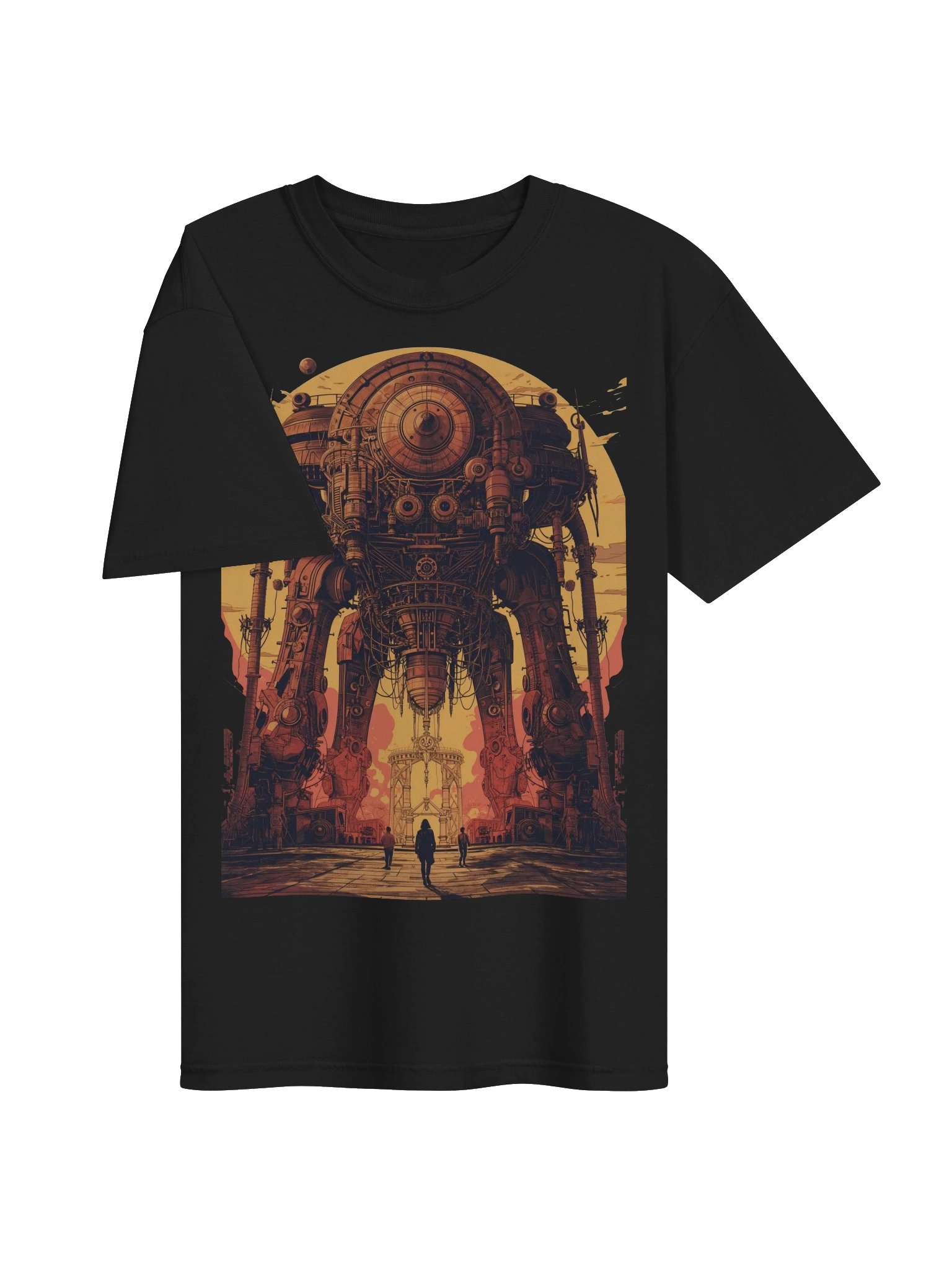 Sunset Mecha Giant Heavyweight T-Shirt product image (6)