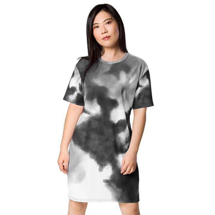 Exclusive Purple Galaxy Print T-Shirt Dress - Only at TDS Music product image (1)