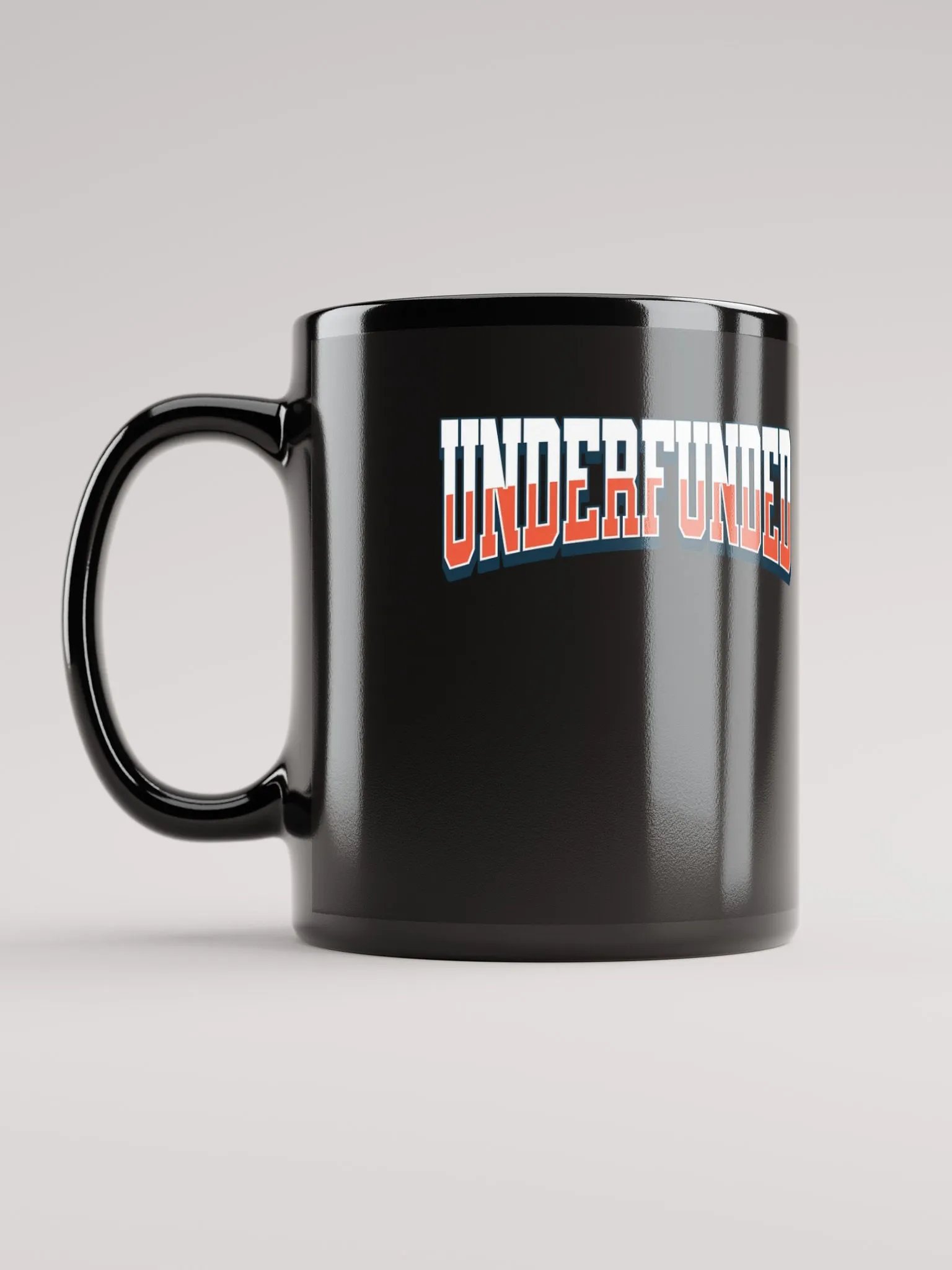 Underfunded - Funny Lifestyle Black Coffee Mug product image (7)