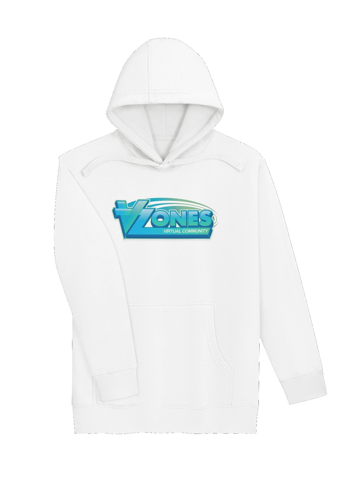 VZones Premium Hoodie White product image (3)
