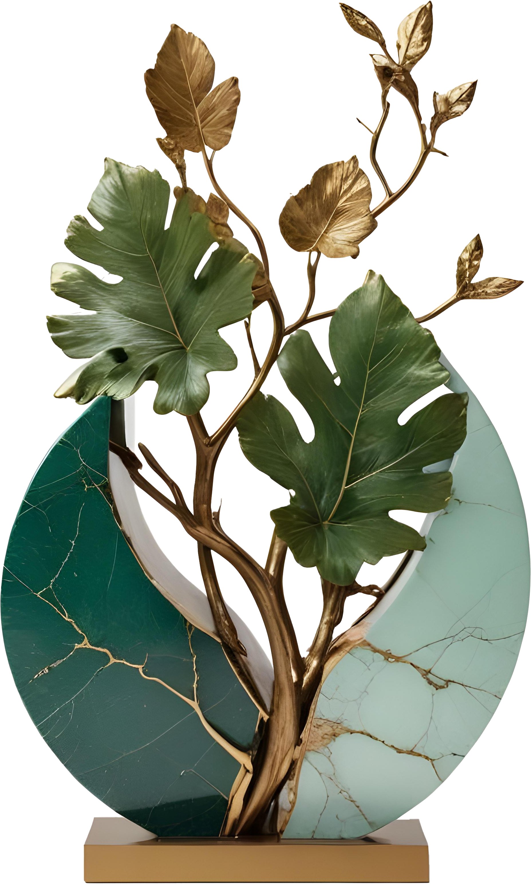 Kintsugi Serenity – Sculpture Design PNG product image (1)