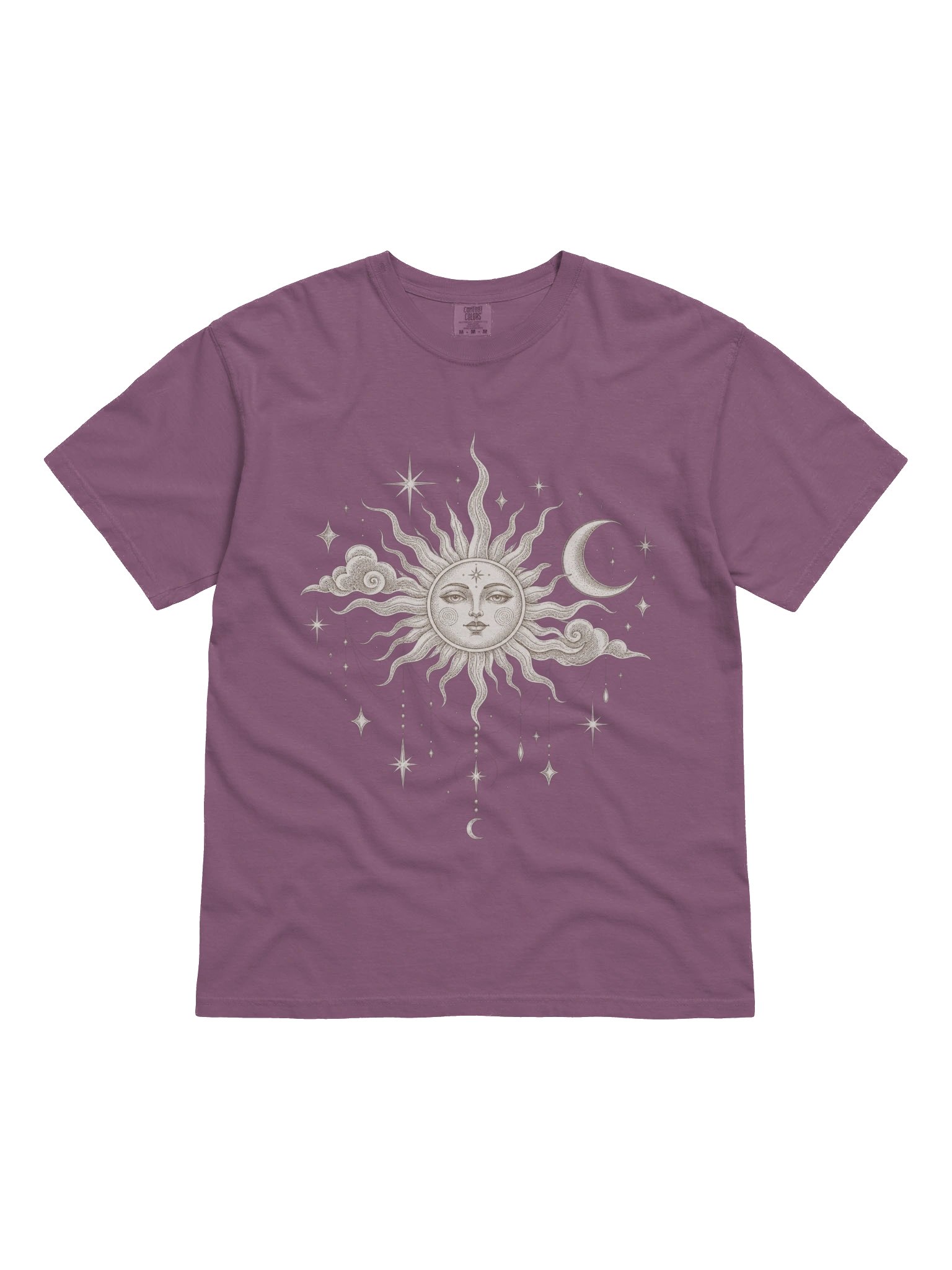 Celestial Sun & Moon T-Shirt | Vintage Astrology product image (8)