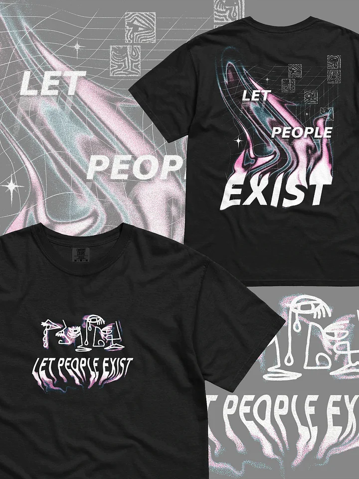 LET PEOPLE EXIST Acid Wave T-Shirt product image (1)