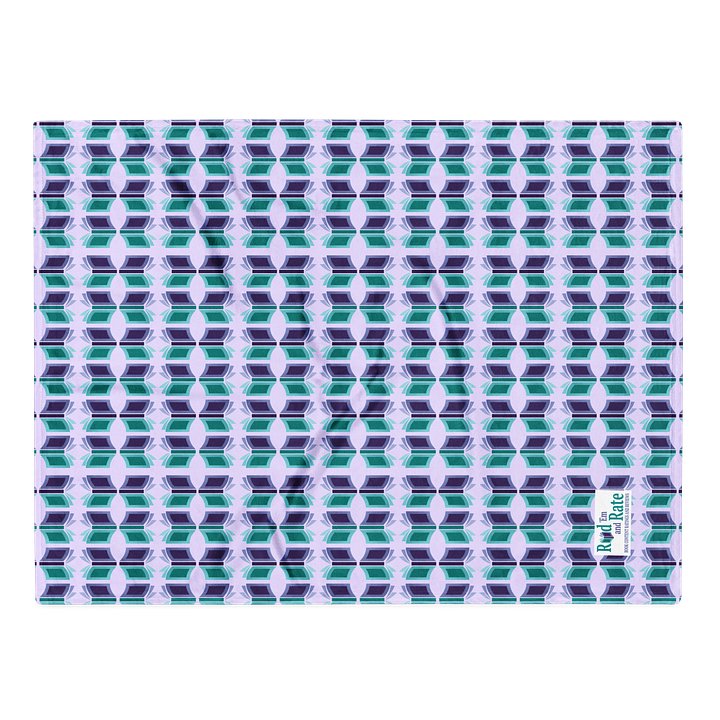 Bookish Blanket (Light Purple Background) product image (2)