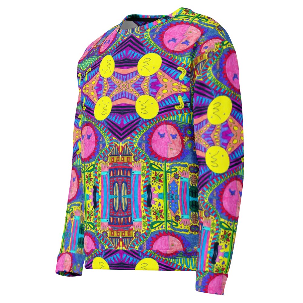 Abstract Surreal Doodle Landscape Mirrored Sweatshirt product image (8)