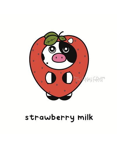 Feeling like something berry sweet? 🐮🍓Today's draw this in your style challenge comes from @dilarazkya_art Enjoy! 
#dilarazky...