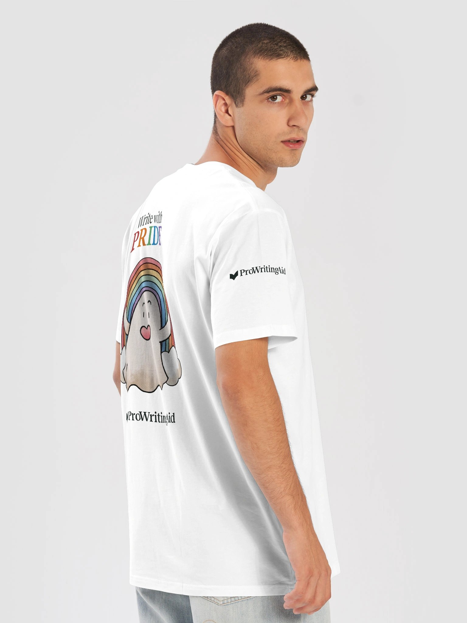 Limited edition Write With Pride tee - White product image (8)