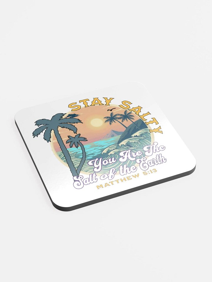 Stay Salty You Are The Salt Of The Earth Serenity Coaster Set product image (2)