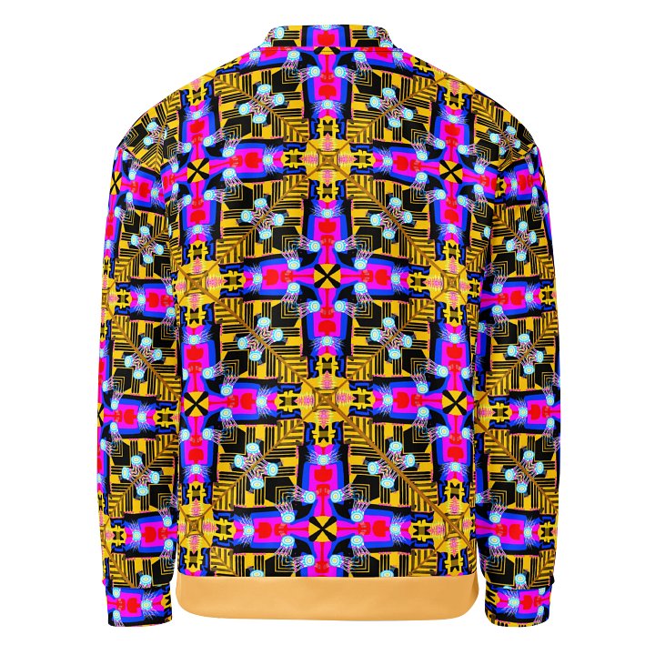 Floral Crosses Unisex Bomber Jacket product image (2)
