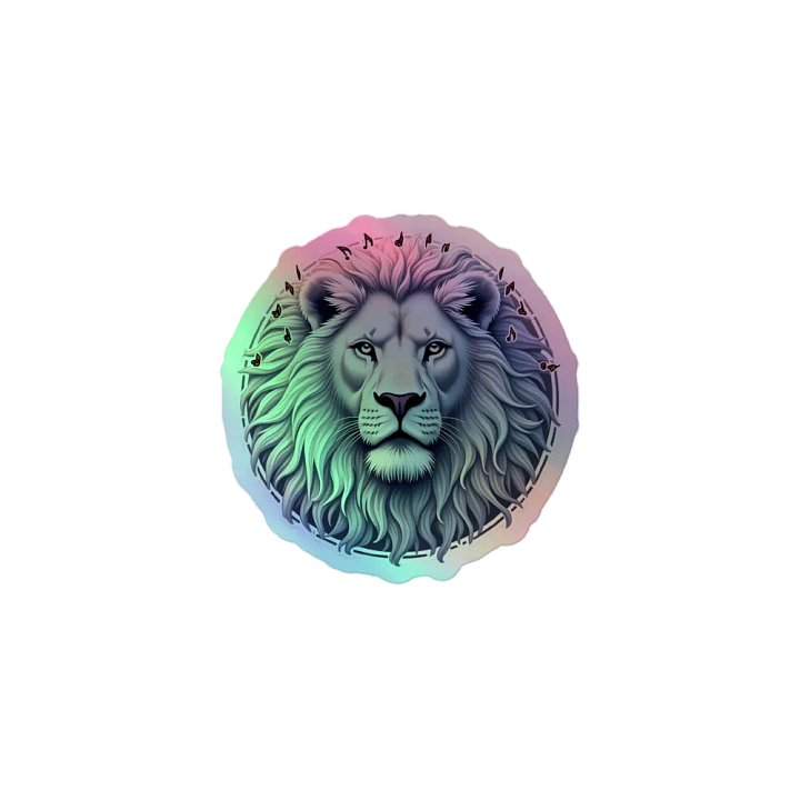 Melodic Mane Holographic Sticker Sheet product image (1)
