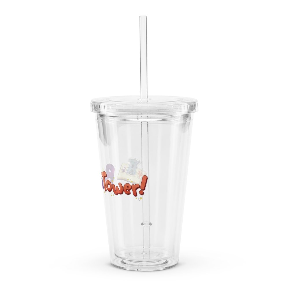 Booktower Logo Clear Cup with Straw product image (4)
