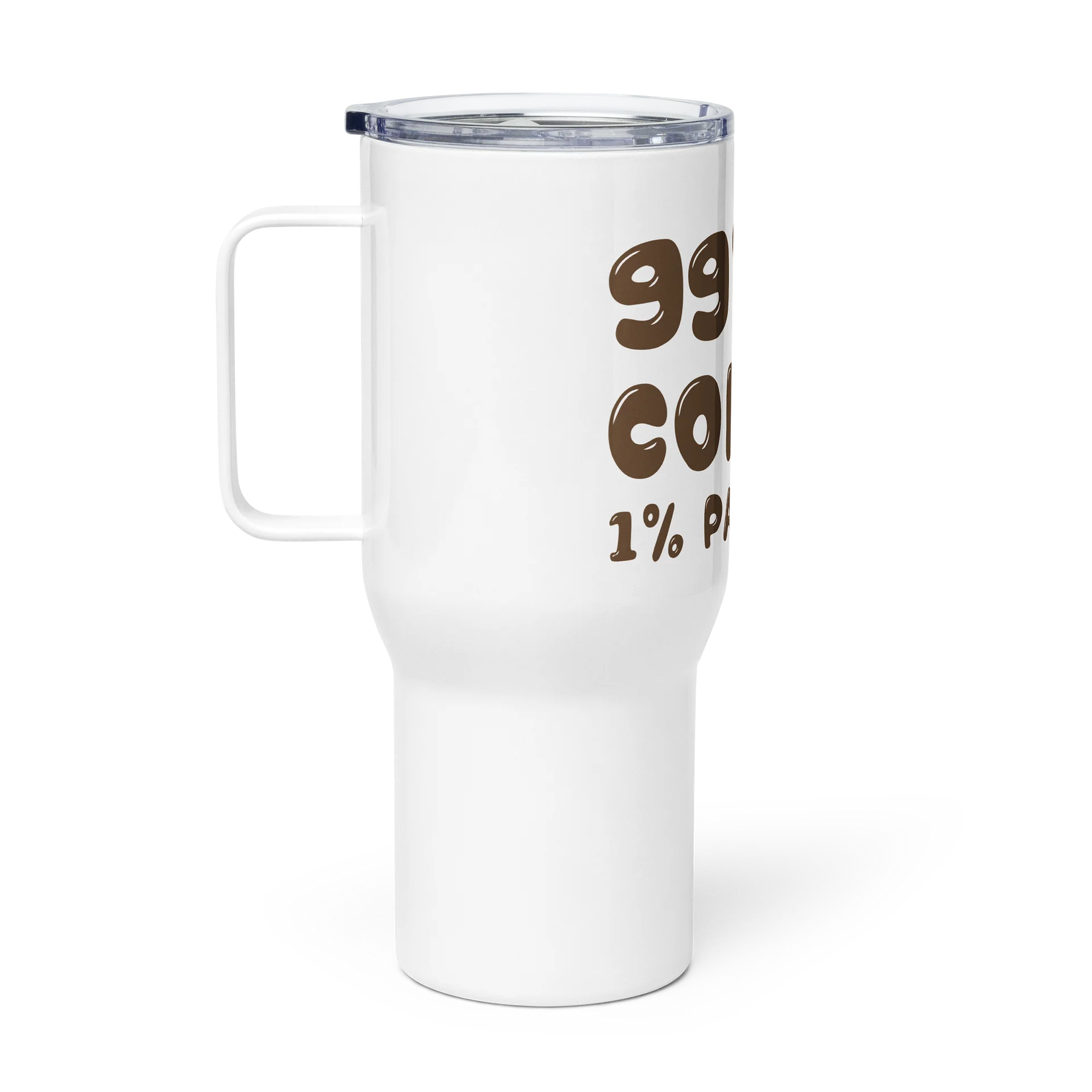 99% Coffee, 1% Patience Travel Mug product image (2)