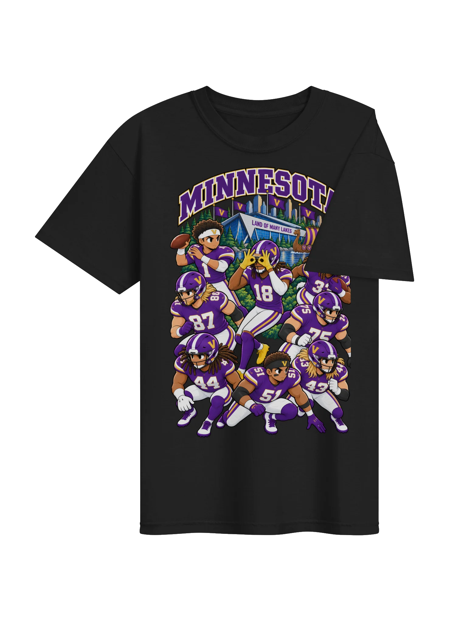 Minnesota Football 2026 Animated Player T-Shirt product image (15)