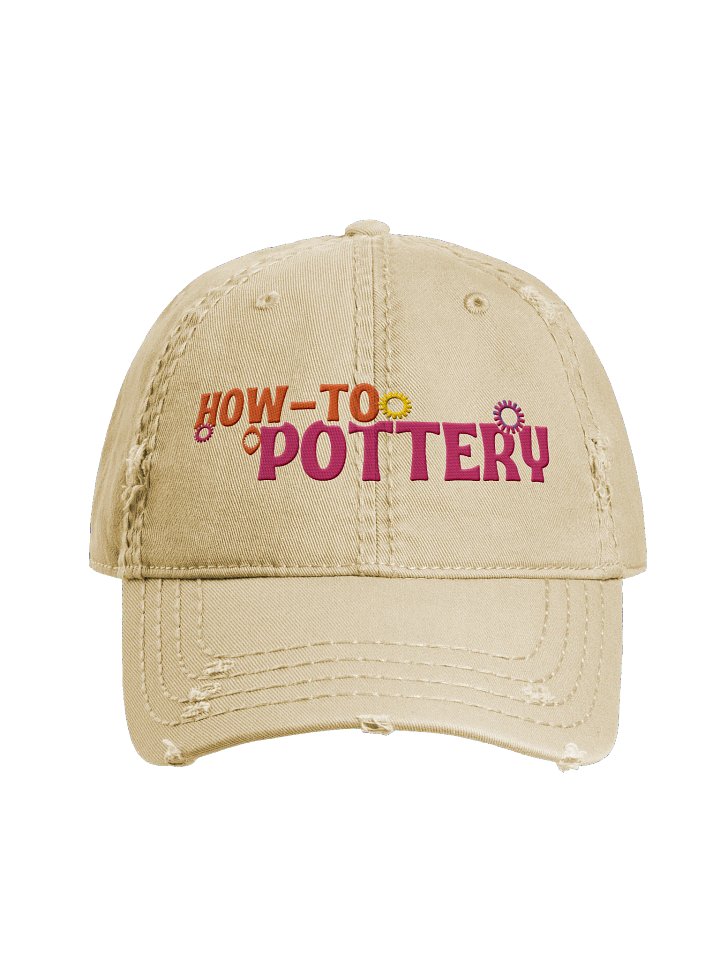 How-To Pottery Fun Distressed Dad Hat product image (9)