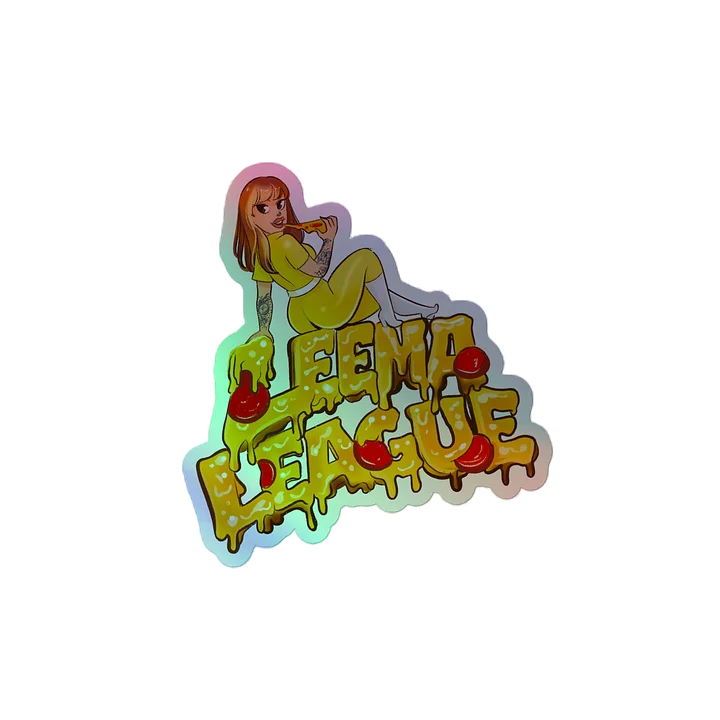 Holographic April Pizza sticker product image (2)