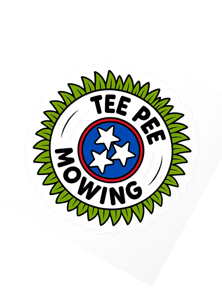 Tee Pee Mowing Sticker product image (4)