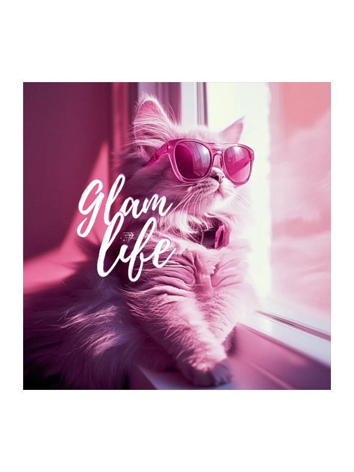 Glam Life: Square Sticker product image (1)