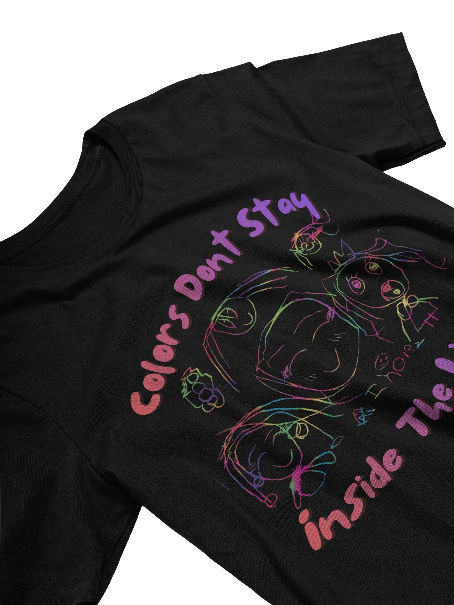 Women's TISTIC Gear – Colors Don’t Stay Inside The Lines Limited Edition Tee product image (3)